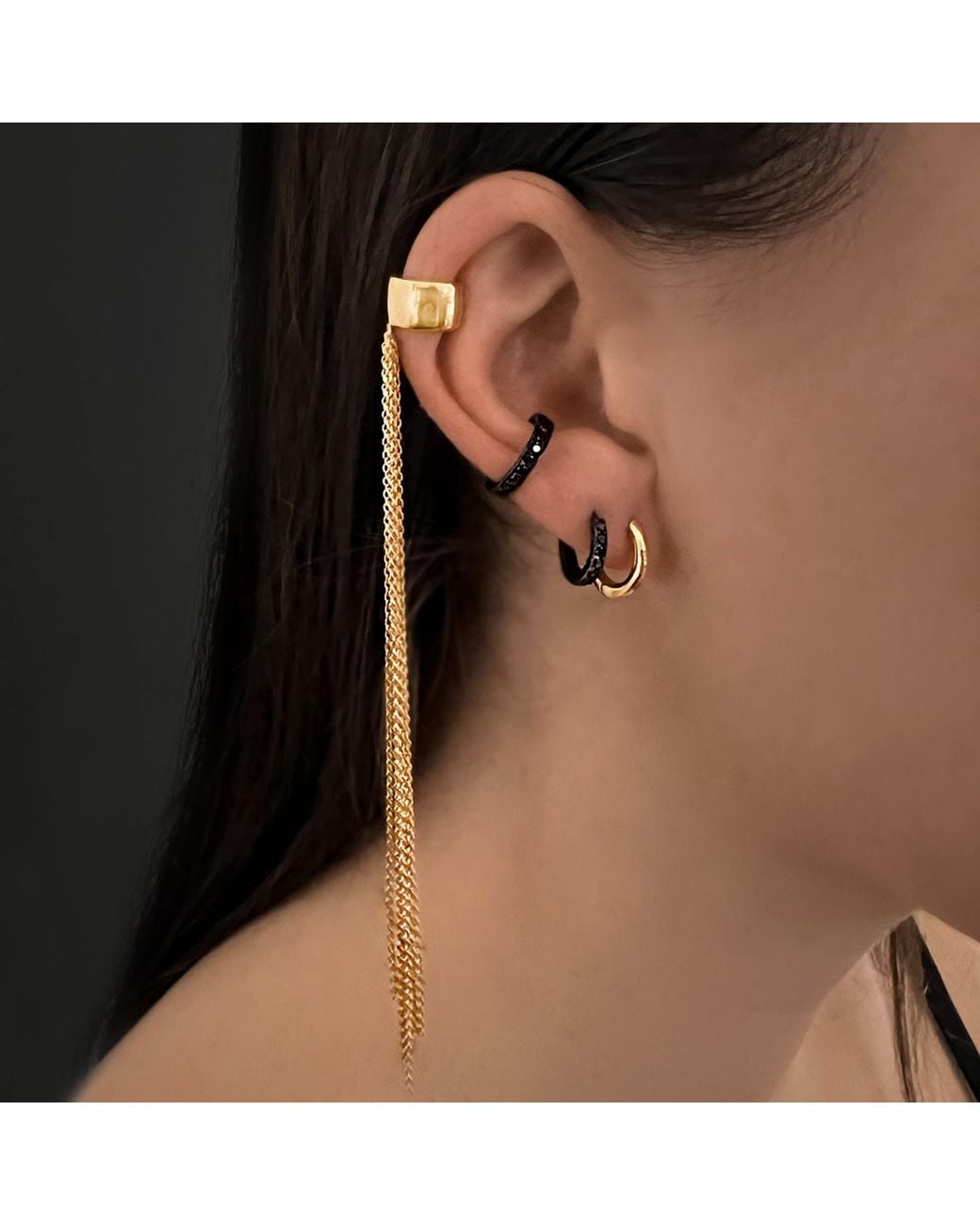 SALLY SKOUFIS Metallic Alchemy Chain Cuff