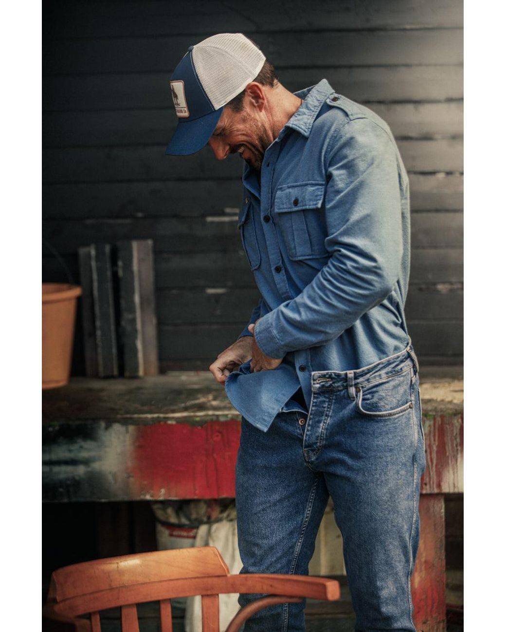 &SONS Trading Co Blue Brandon Jeans Washed for men