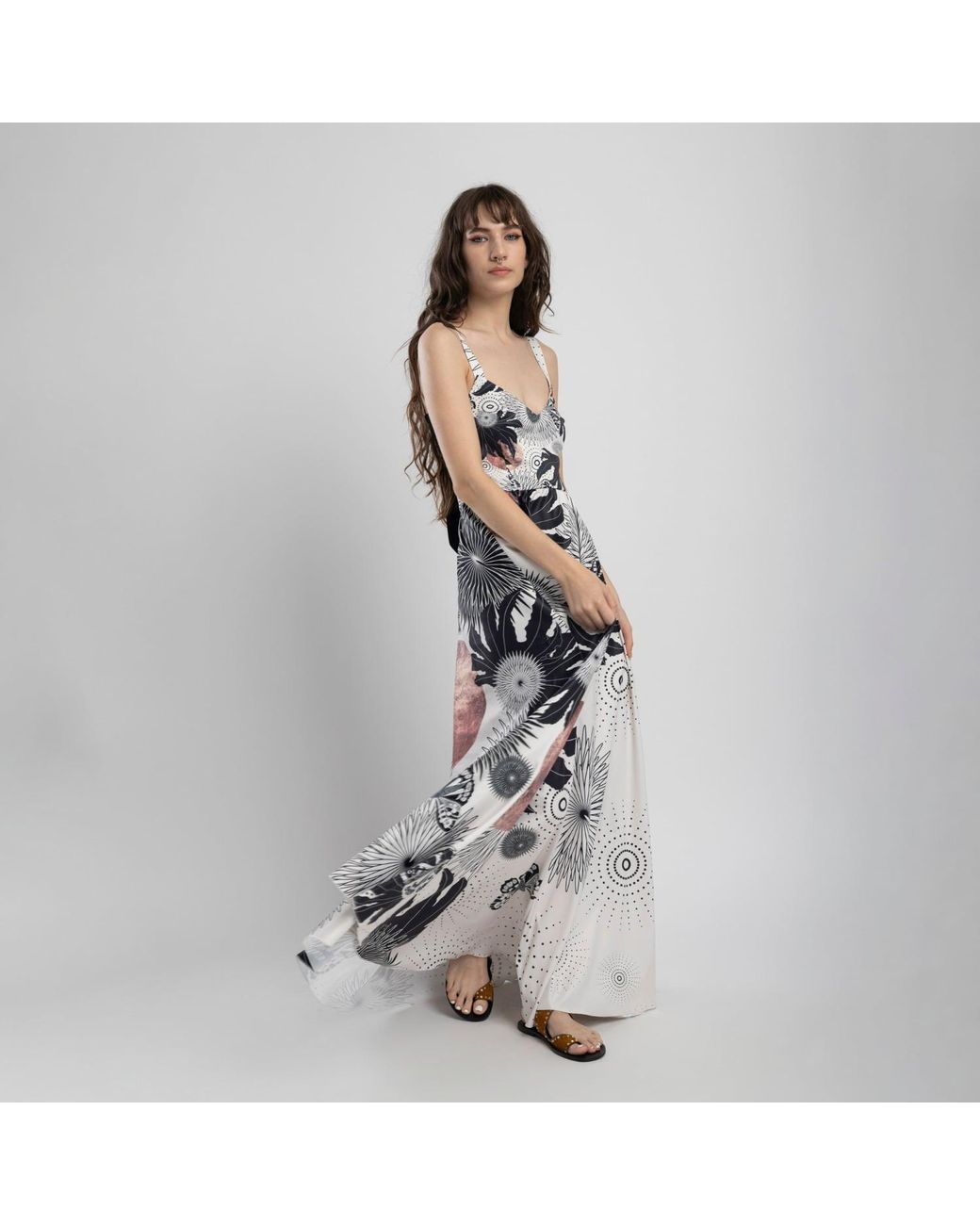 ARTISTA Black Neutrals Epic Maxi Dress