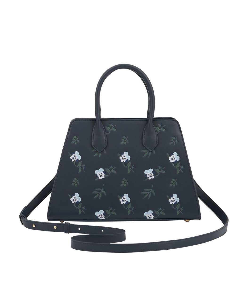 Fable England Blue Ditsy Medium Tote