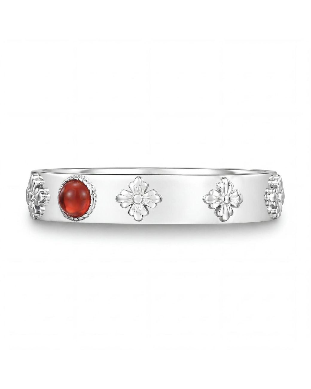 Azura Jewelry New York White Howl's Moving Castle Mozambique Garnet Ring Vermeil
