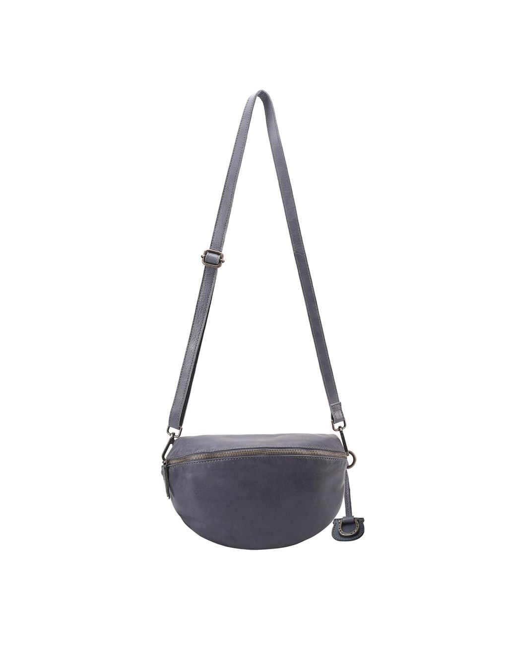 Lloyd Baker Gray Birch Leather Crossbody Bag