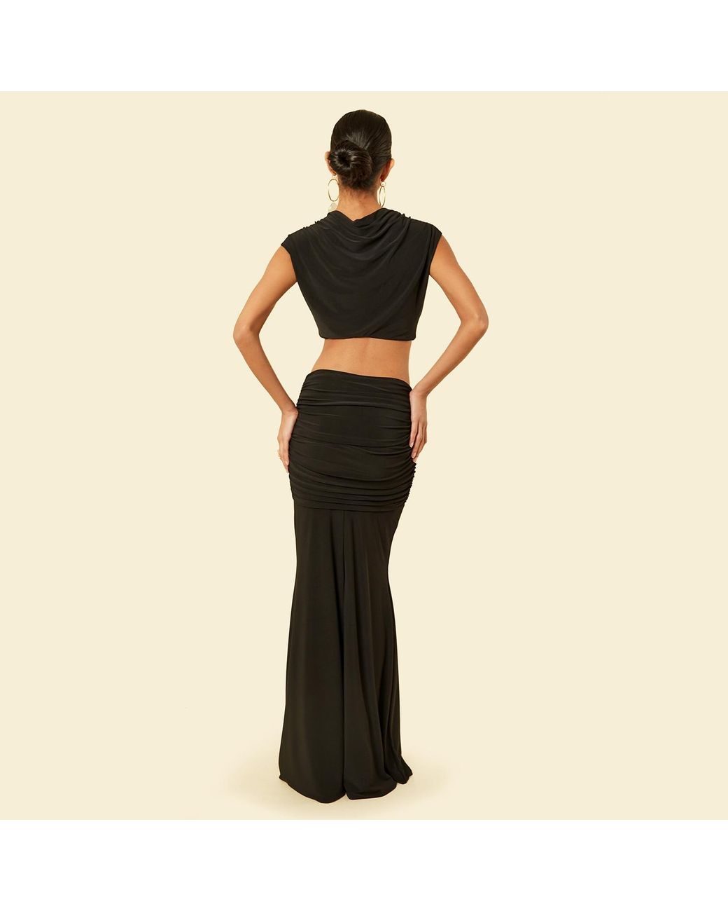 Celestine & Mae Black Oleria Co-Ord Set