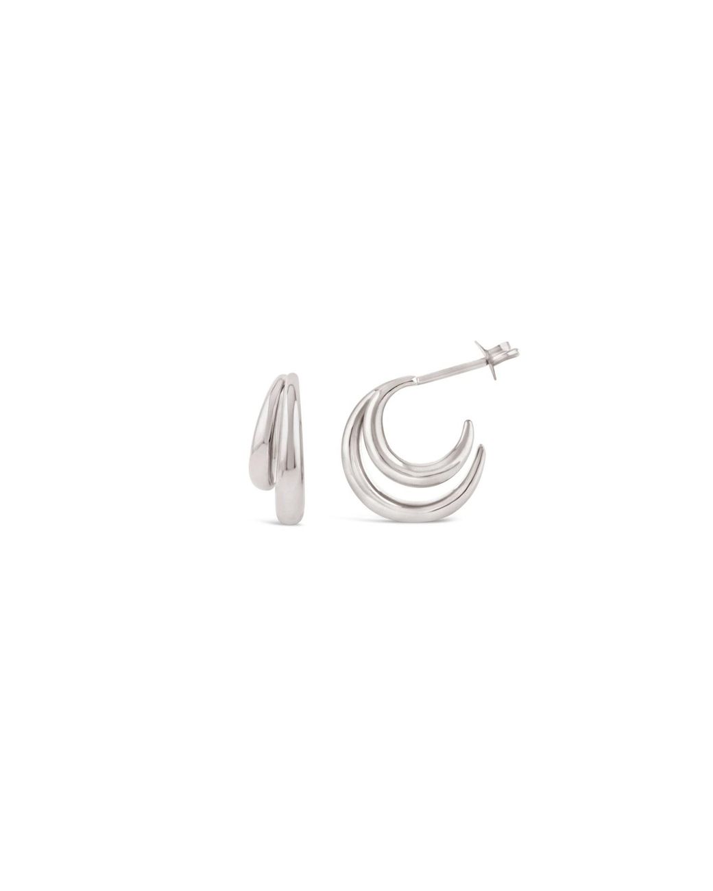 Dinny Hall White Toro Double Hoops