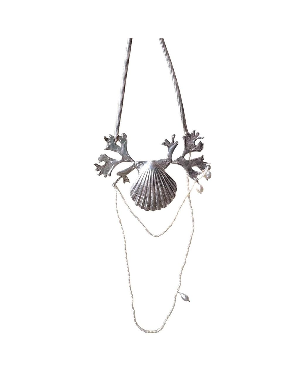 Raxada White Serena Necklace