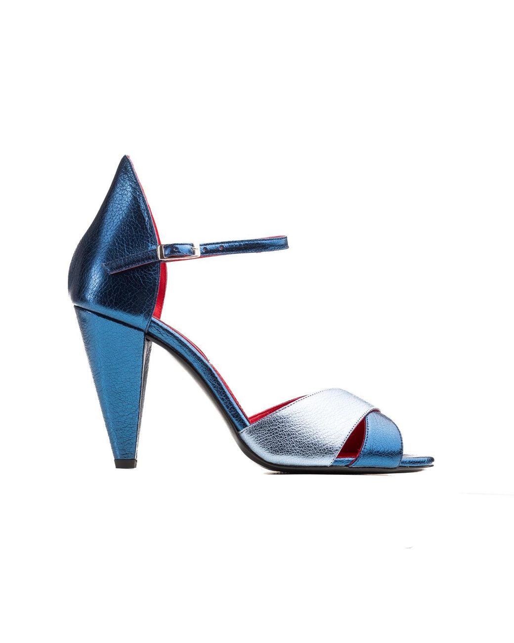 Rosamund Muir London Blue Aurora Metallics Heels