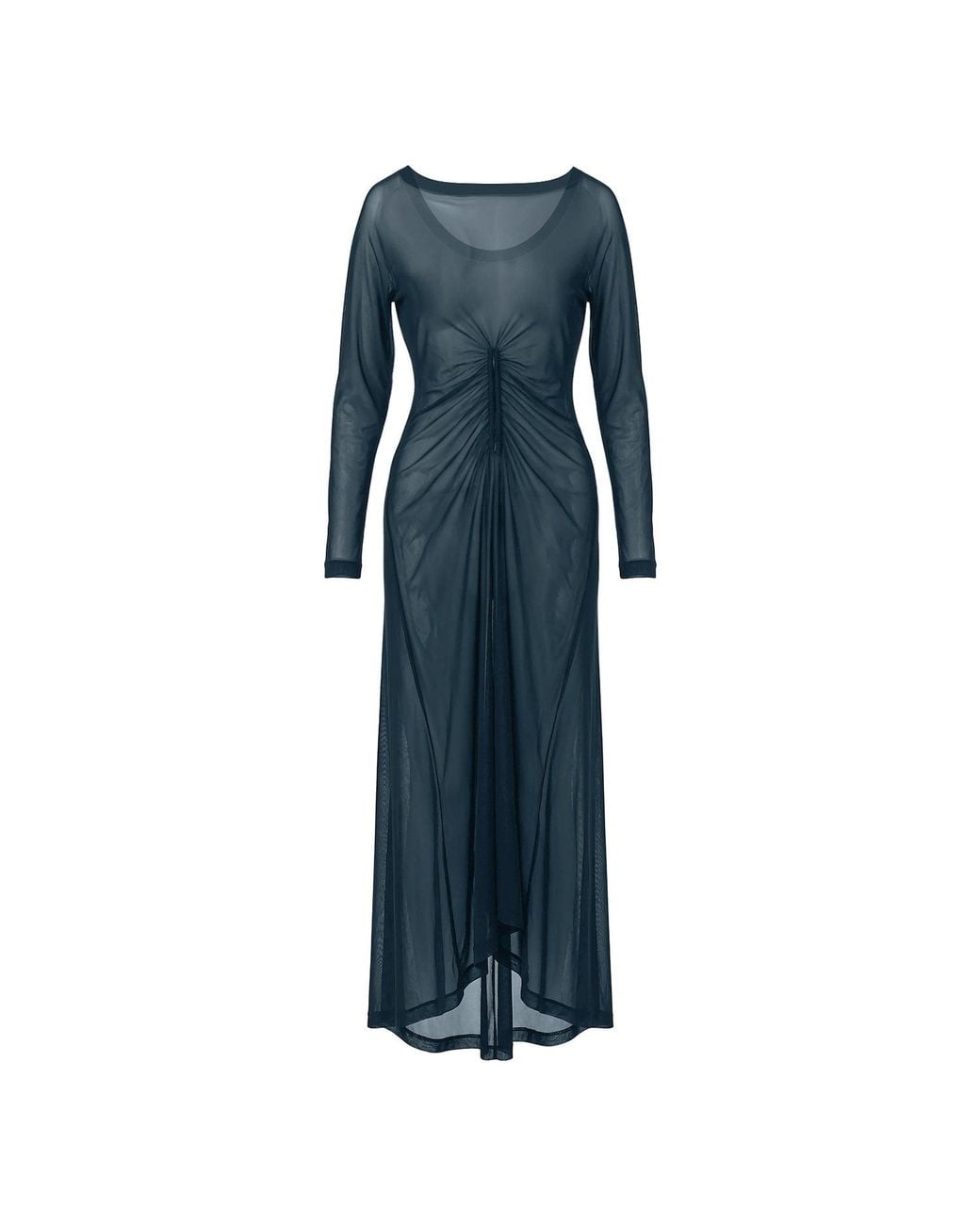 Serotone Swim Blue Mesh Long Dress