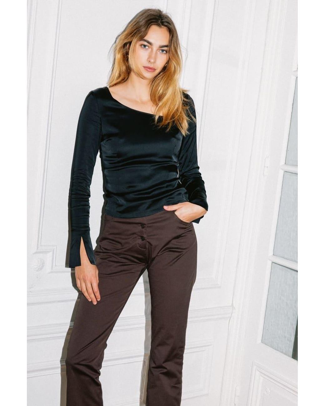 AVANI Apparel Black Azalée Top