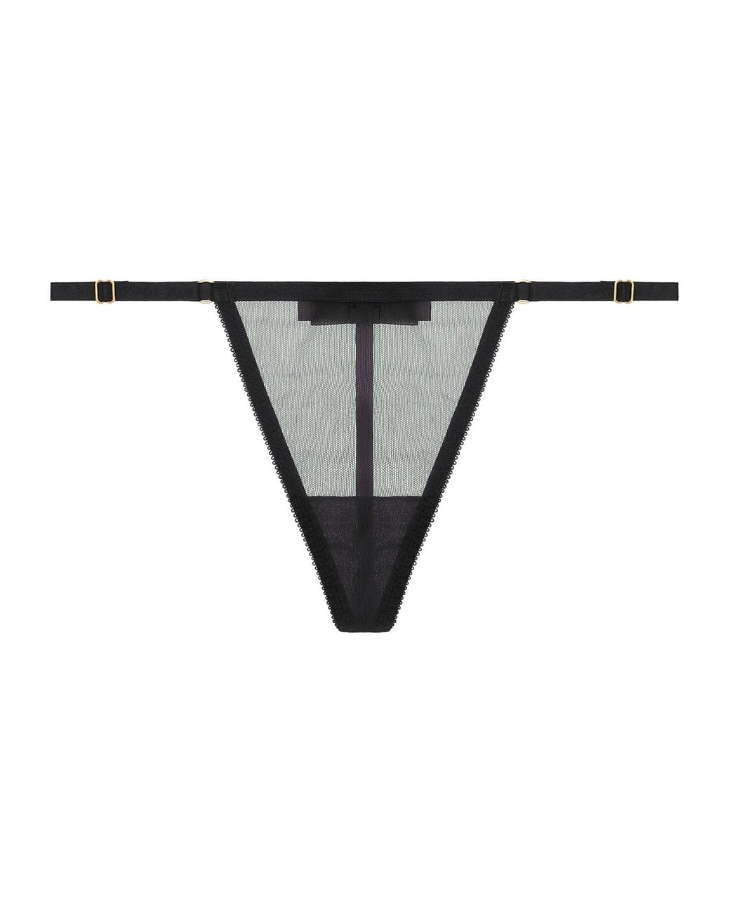 Journelle Gray Odette Thong Noir