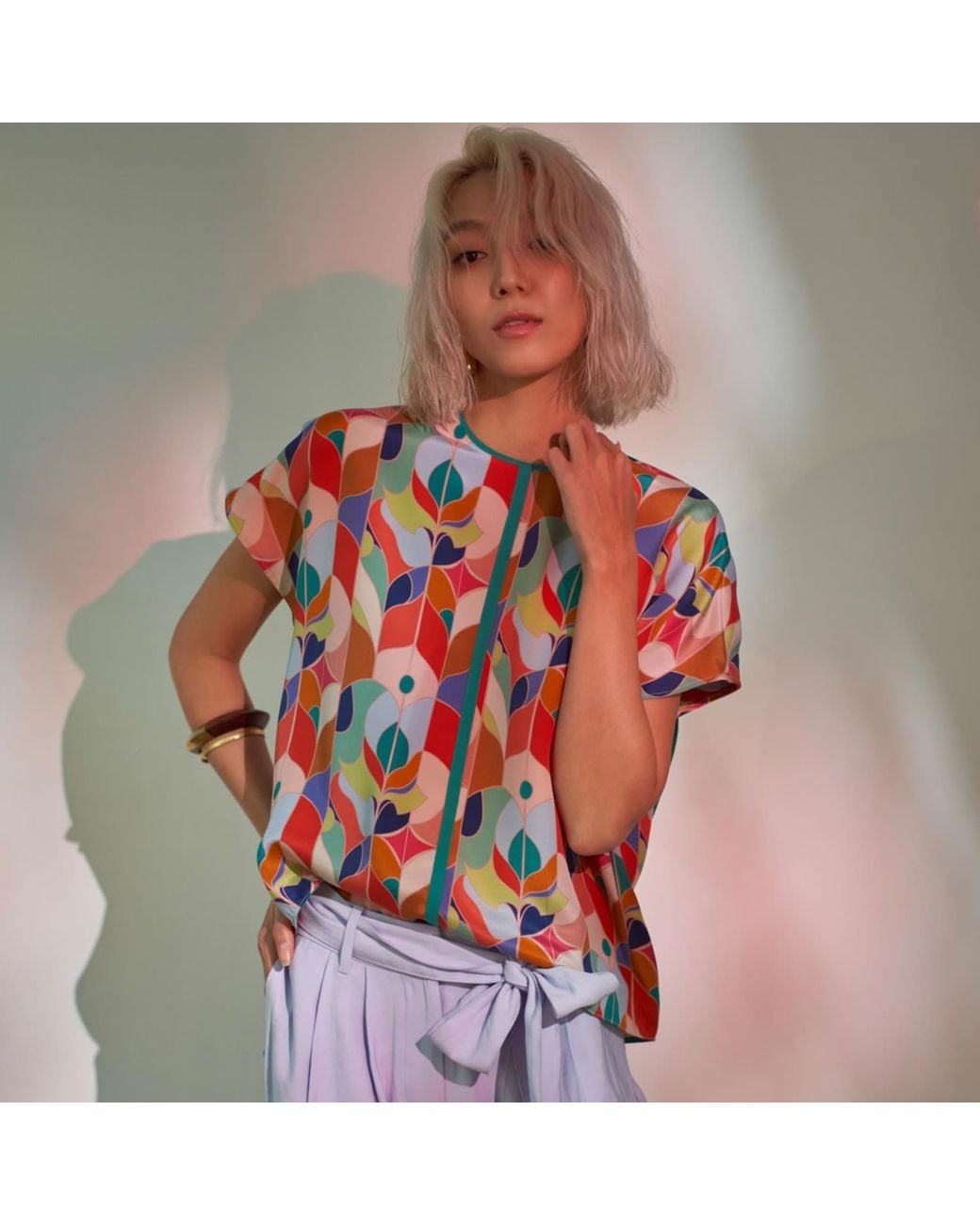 Emma Wallace Red Rae Top