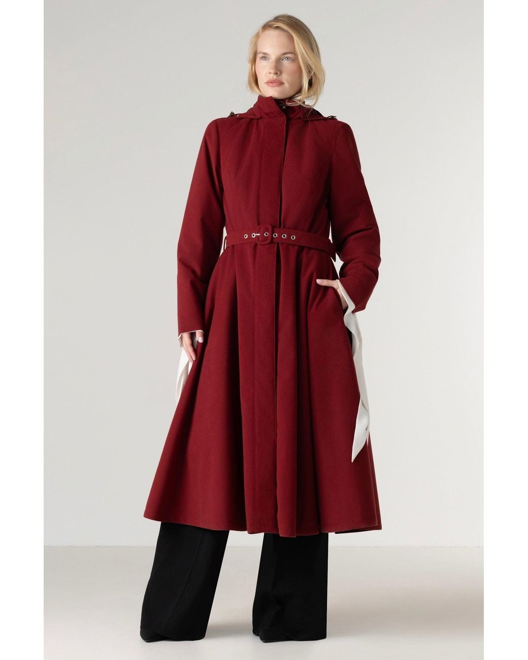 RainSisters Red Winter Coat