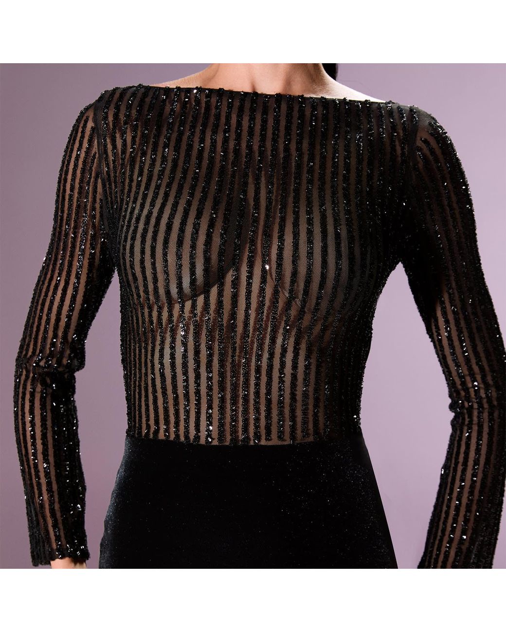 Nur Karaata Black Aureline Dress
