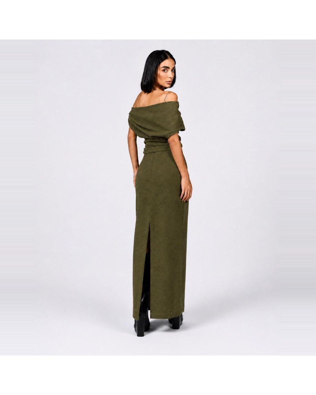Elamins Green Maxi Skirt