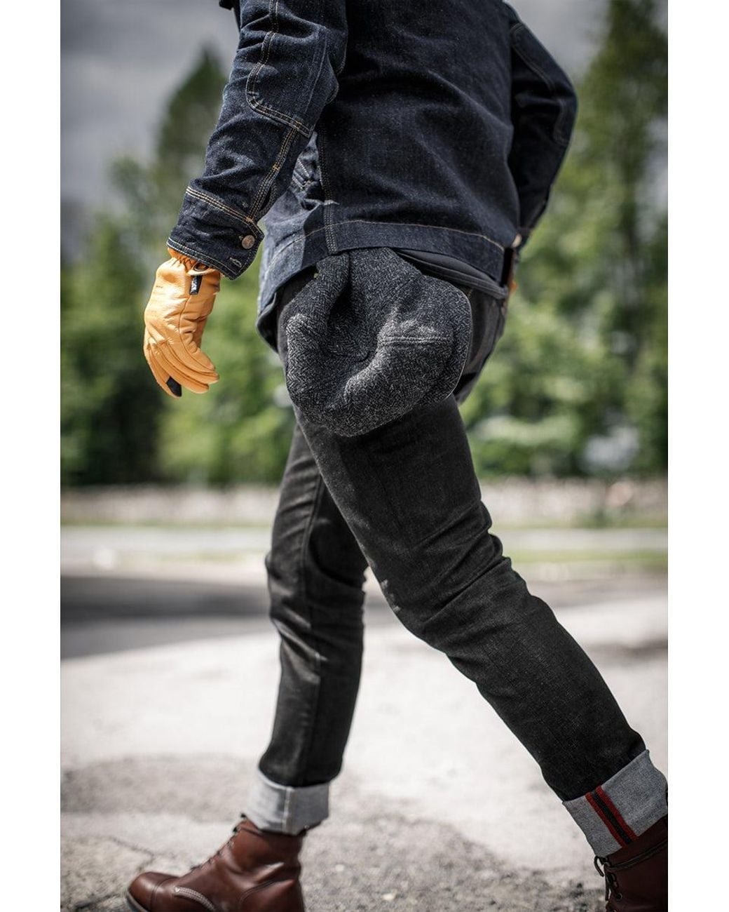 &SONS Trading Co Gray Brandon Jeans Charcoal for men
