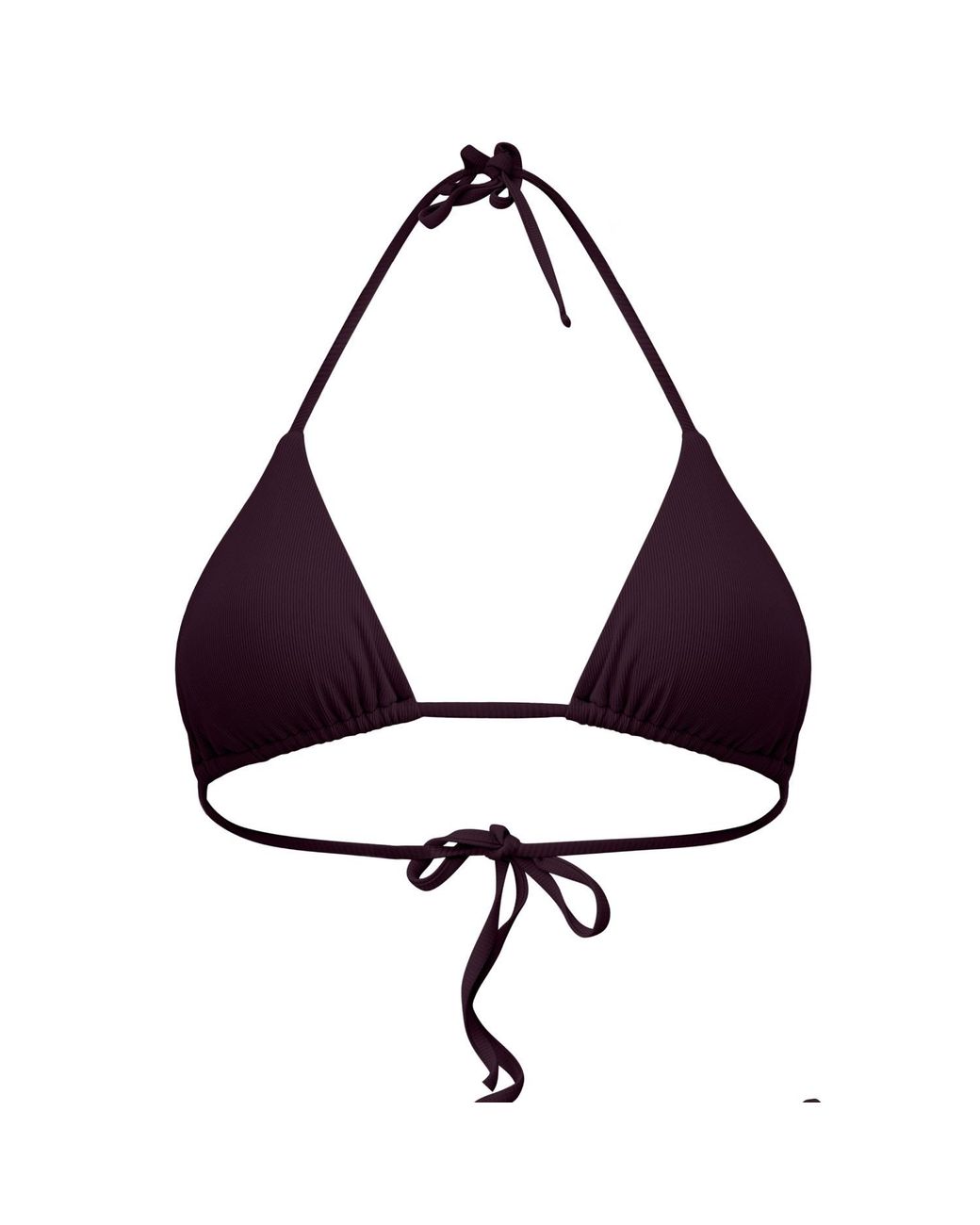Mihara Purple Yara Triangle Bikini Top
