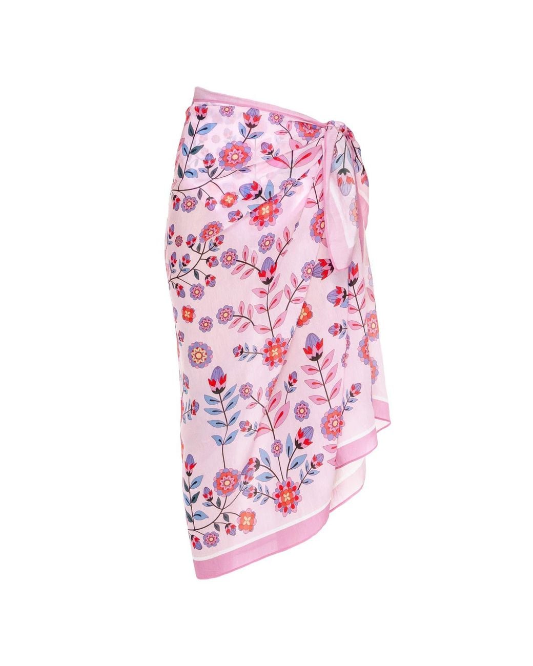 Jessie Zhao New York Pink Beach Sarong Wrap