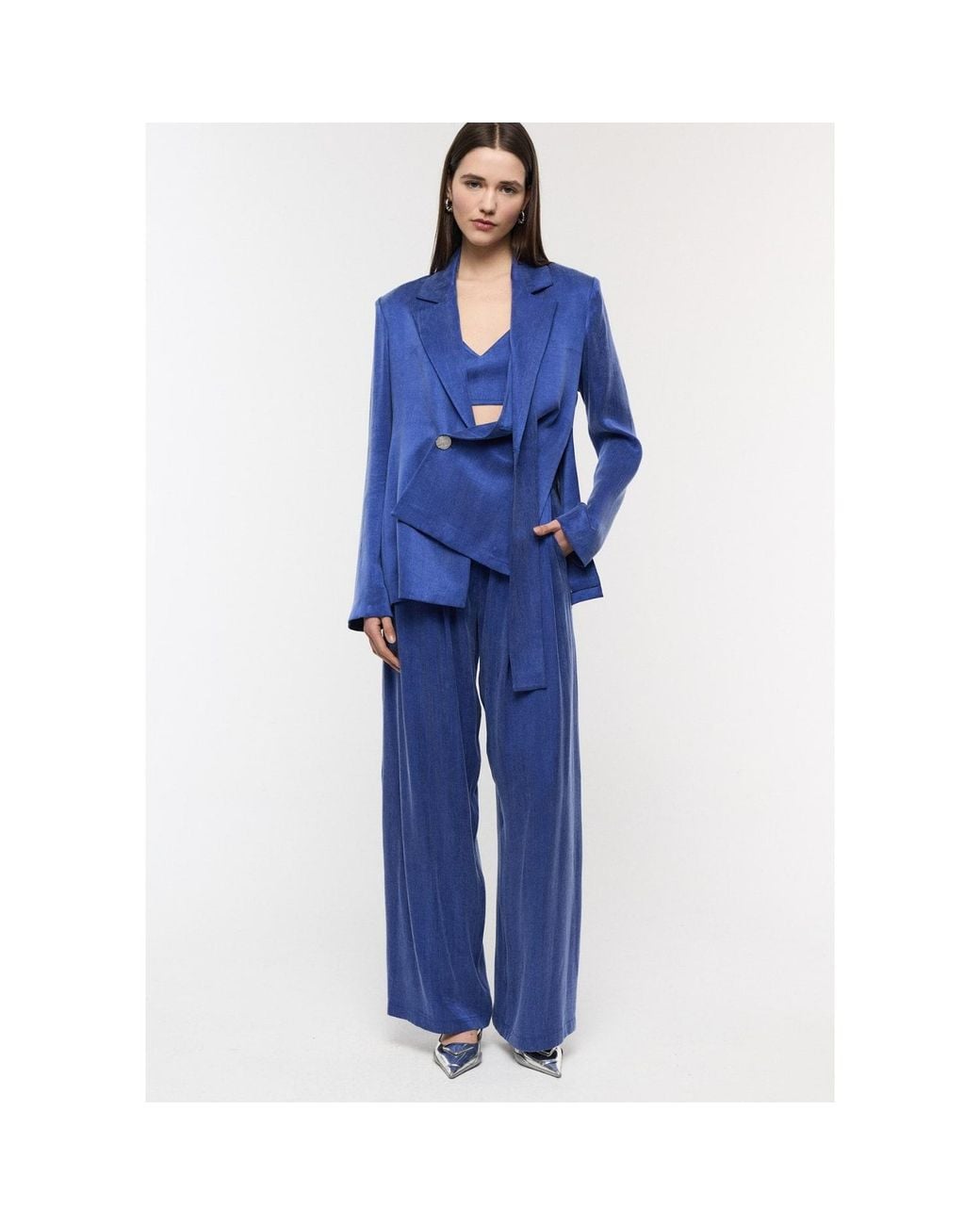 Mirimalist Blue Multi Connect Opal Blazer