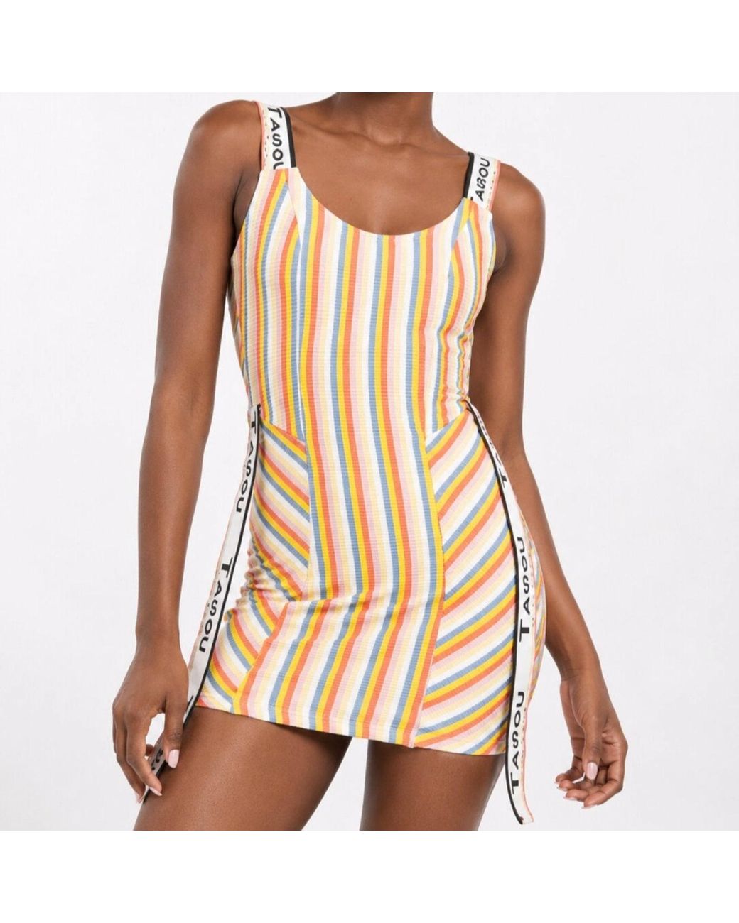 Chuks Collins Orange Multi-Colored Ade Act- Self Dress- Diffusion Collection