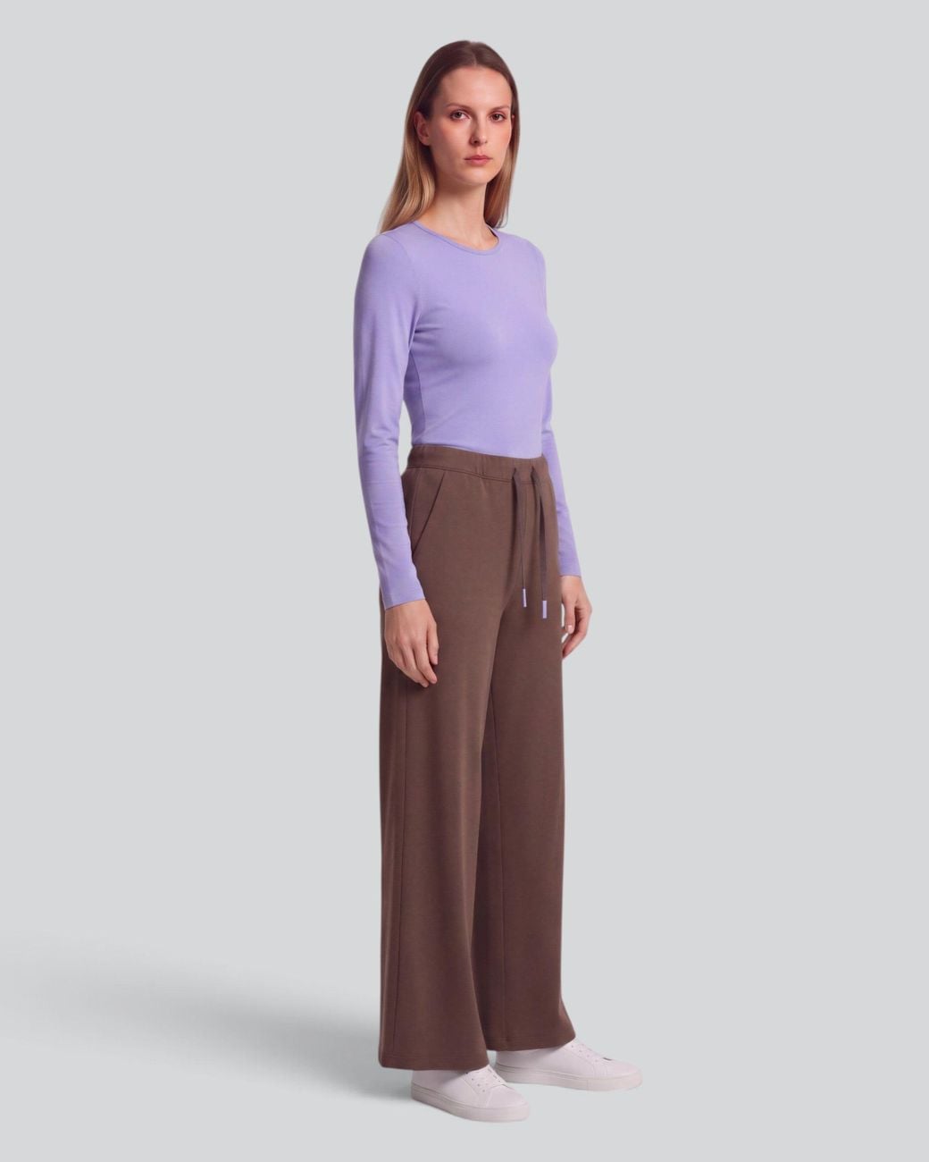 Lords of Harlech Sanchez Brownie Stretch Knit Drawstring Pant