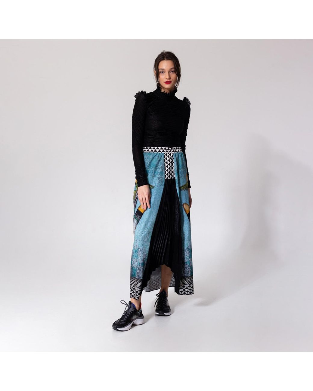 ARTISTA Blue Fortune Skirt