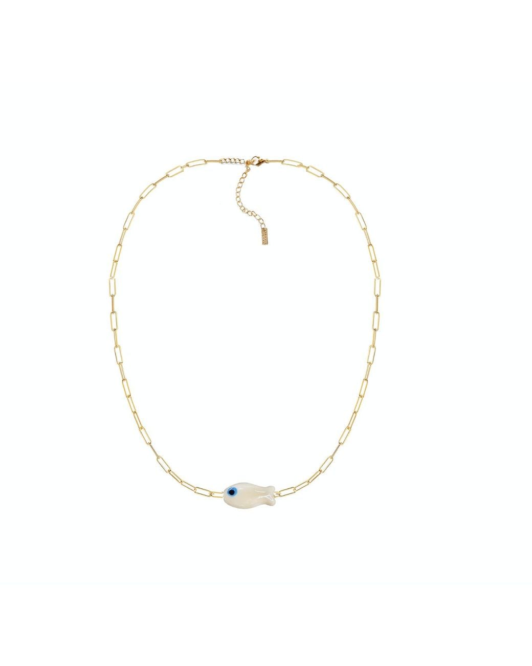 Adriana Pappas Designs Metallic Fishy Chain Choker