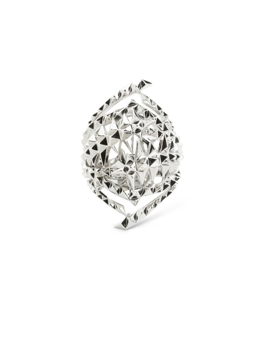 Kasun White Sea Glacier Ring Smoky Topaz