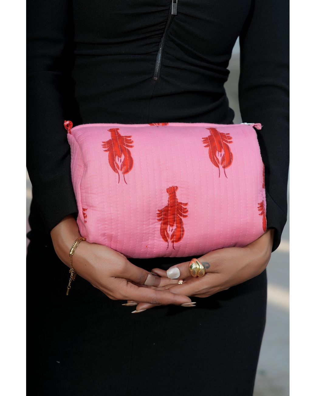 Conscious Yoga Collective Pink The Lobster Three Piece Travel Set