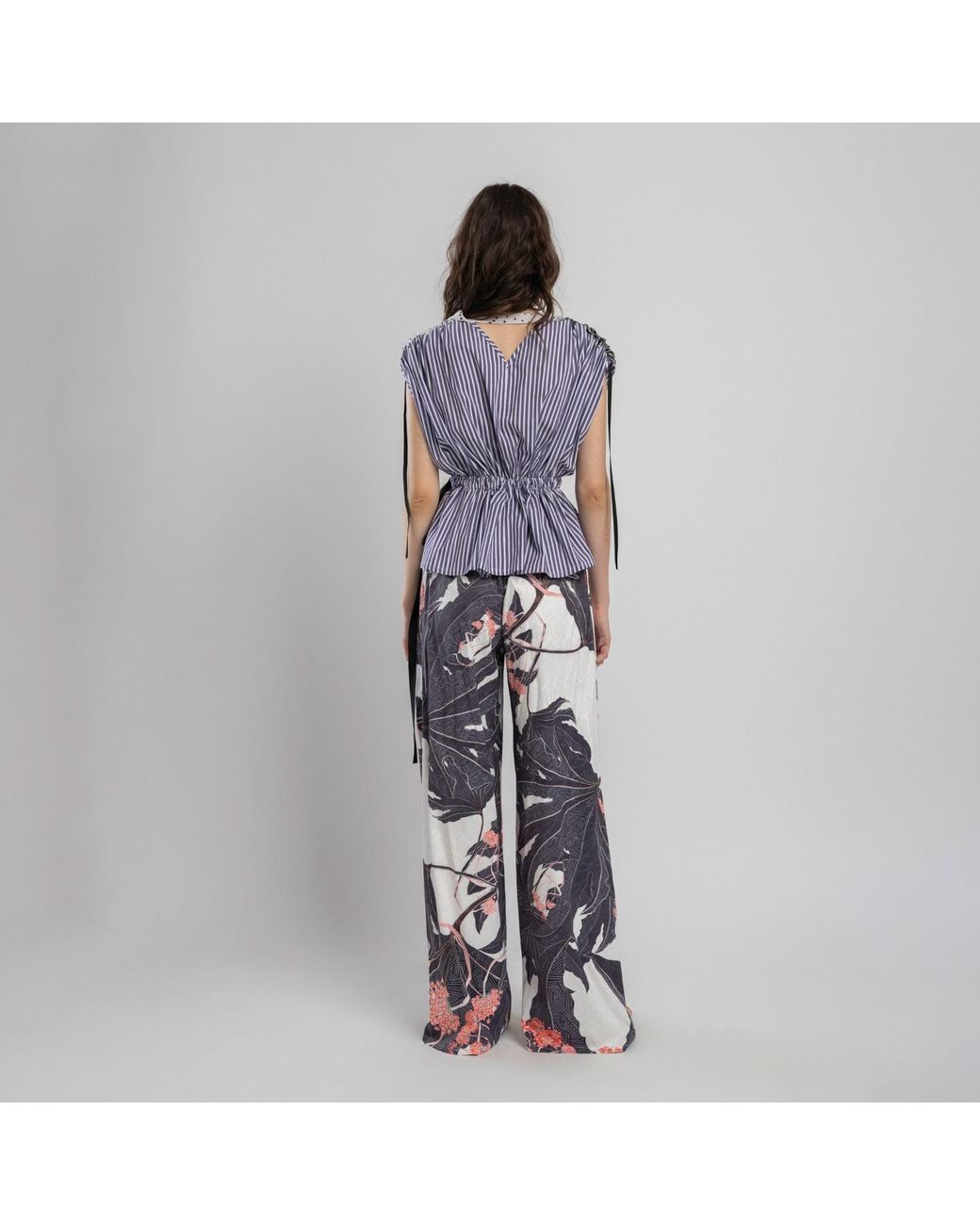 ARTISTA Red Berry Palazzo Pants