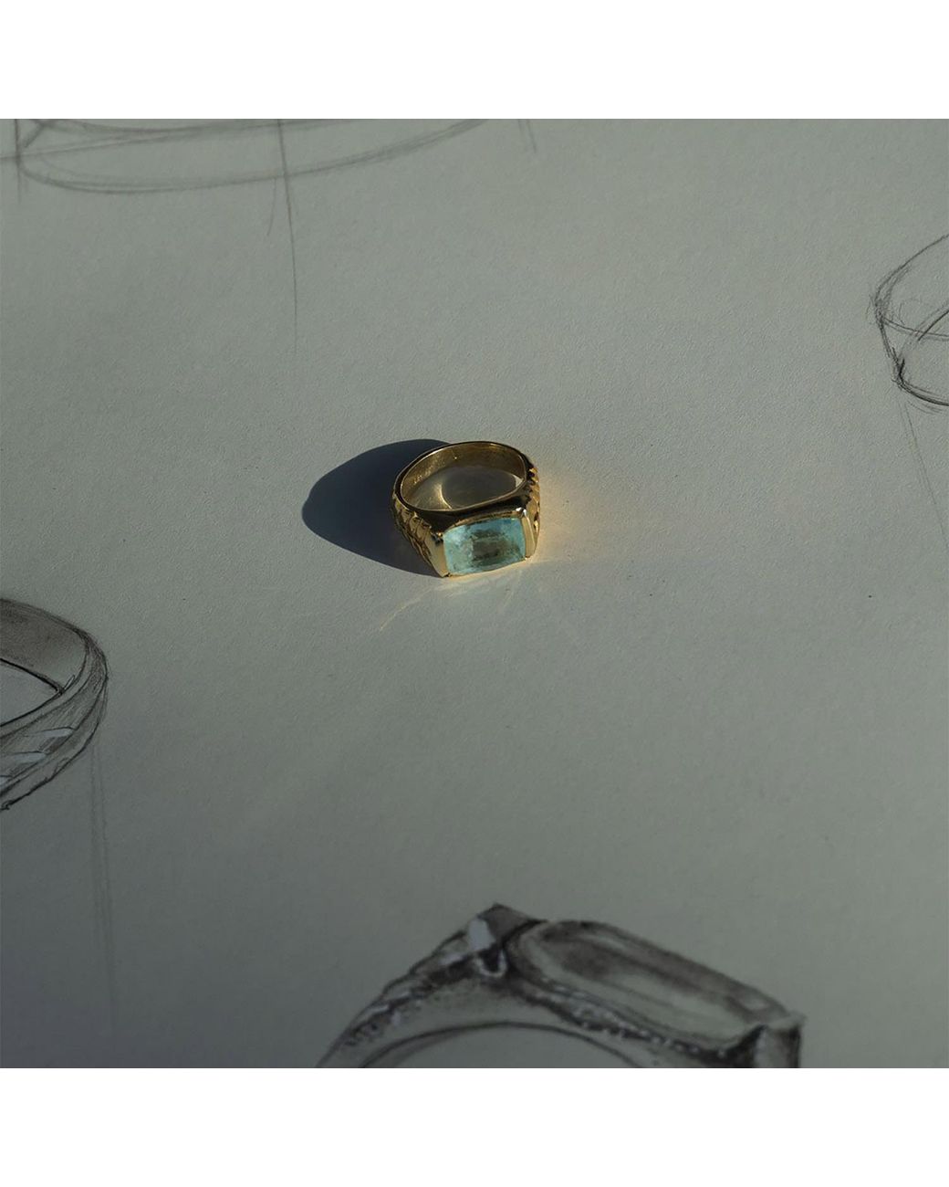 Ece London Metallic The Anuket Ring