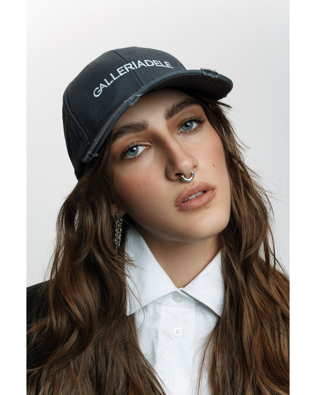 Galleriadele Blue The Logo Cap
