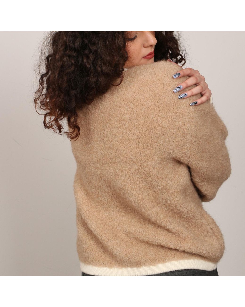 Nuvv Collection Wool And Alpaca Blend Button-Front Cardigan – Warm And Lightweight Natural Fibres