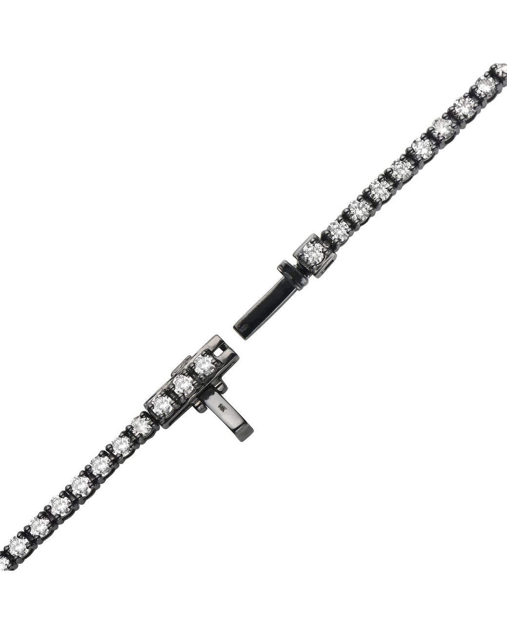 Artisan White 14K Diamond Tennis Bracelet