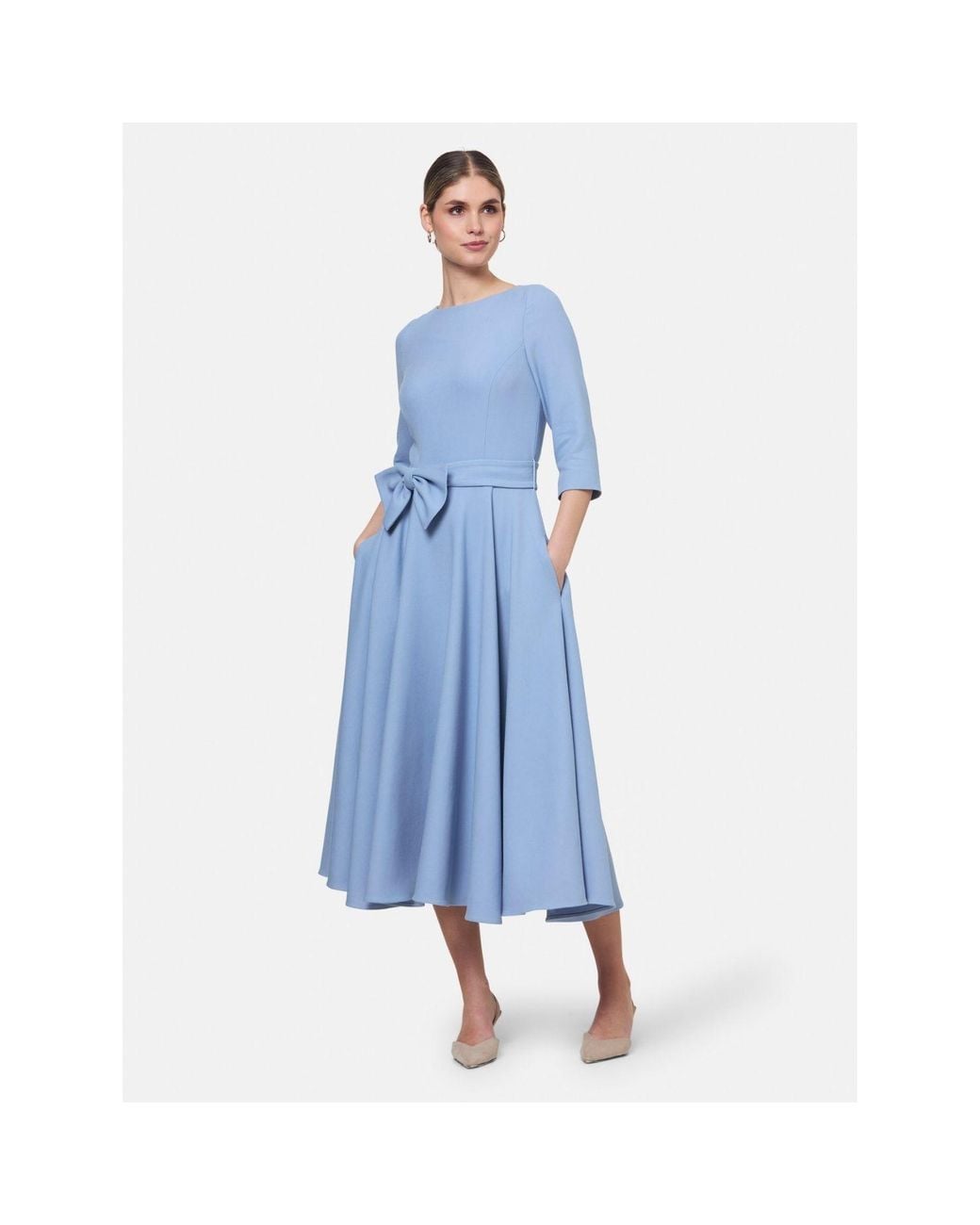 Helen Mcalinden Blue Eva Sky Dress