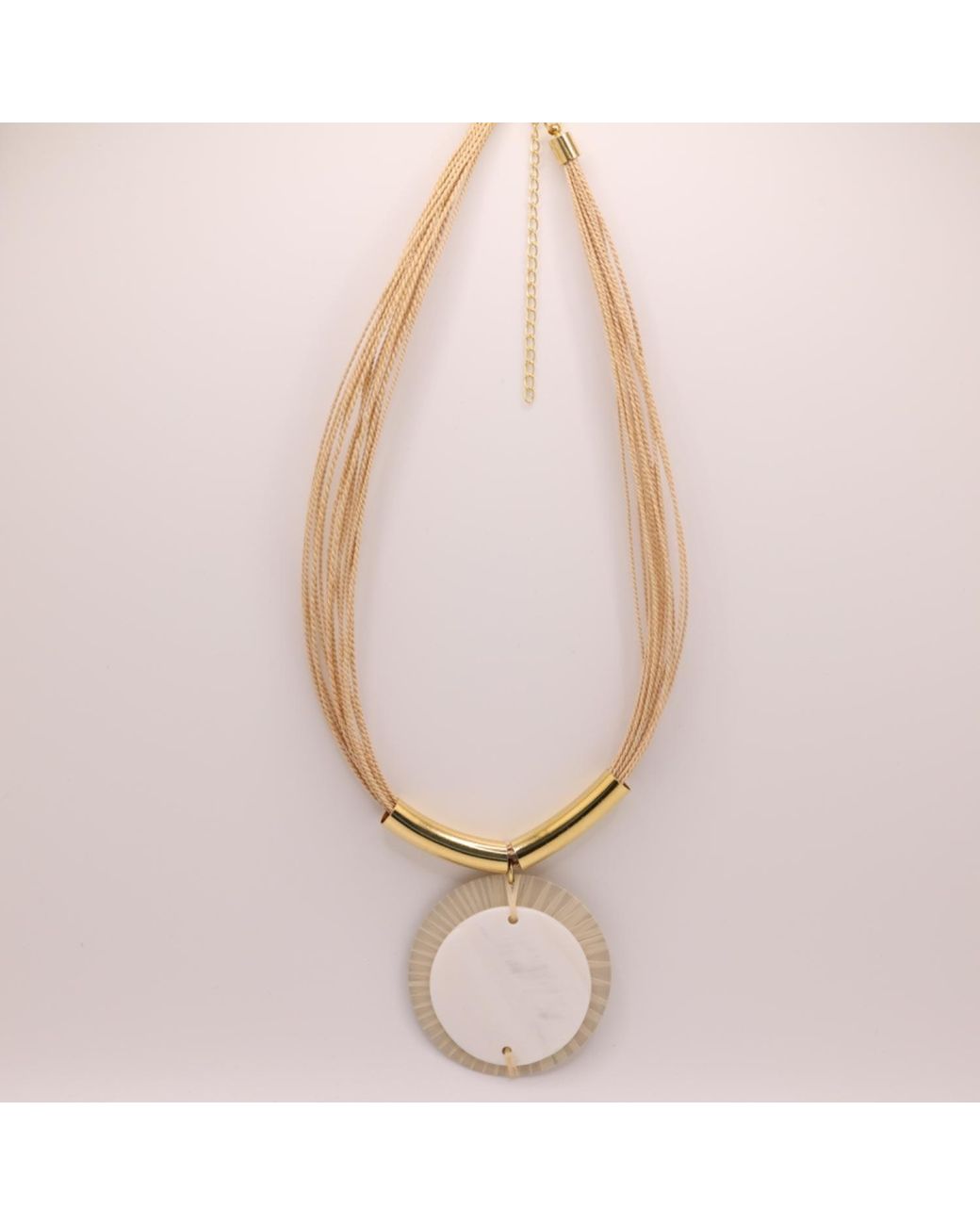 Nart Nature Making Art Brown The Buriti Natural Fiber Mother Of Pearl Medal