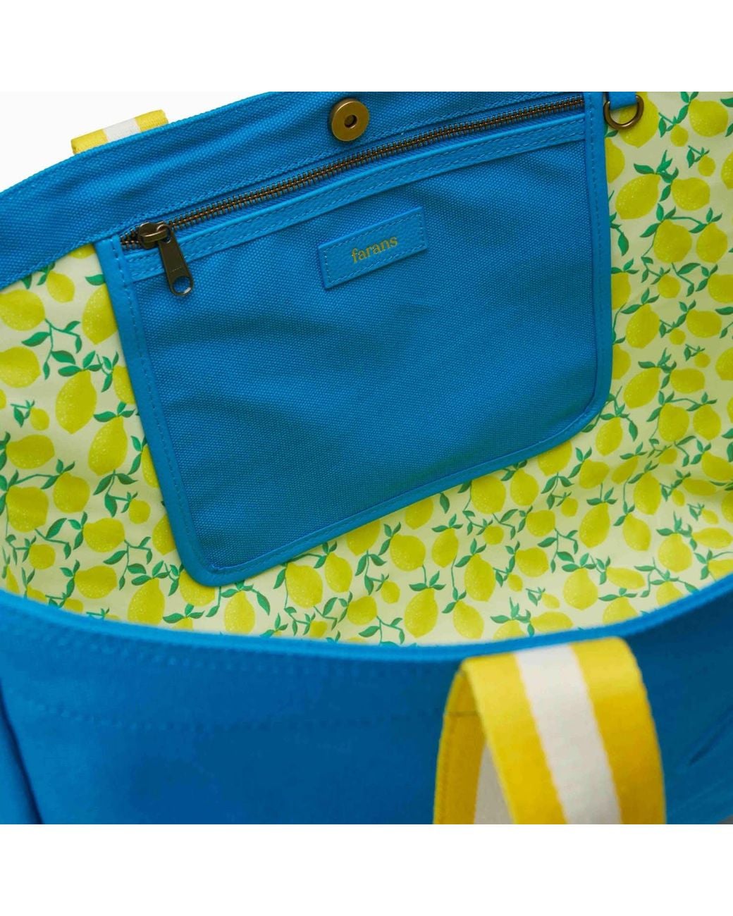 Fenella Smith Blue Azure Naia Tote Bag