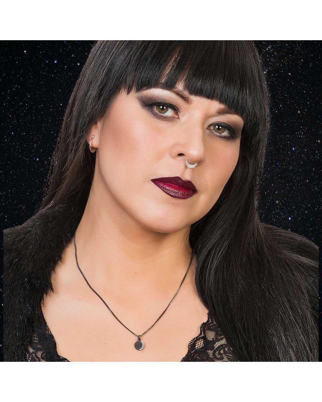 Zula Jewelry + Design Metallic Moon Waxing Necklace