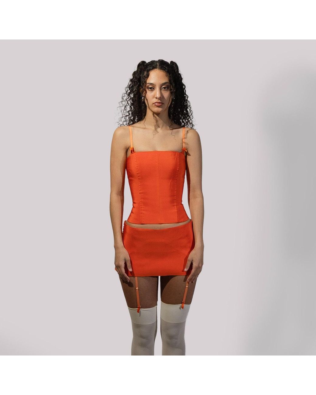 The Coolgirl Nyc Orange Jane Skirt