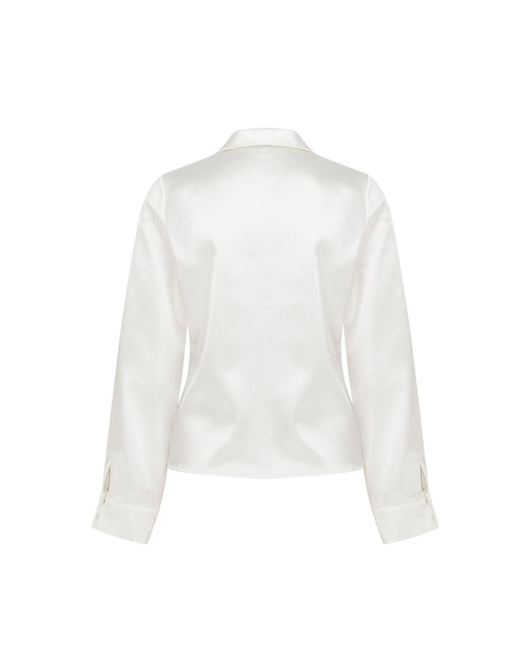 Maan Istanbul White Smooth Satin Shirt – Days