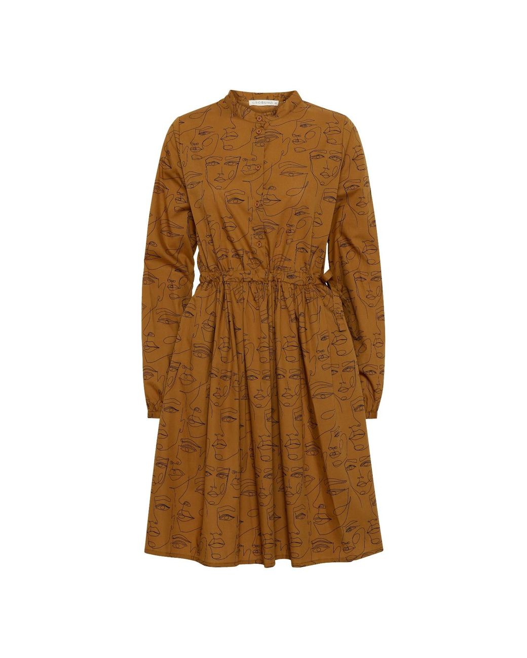 GROBUND Brown Sigga Dress