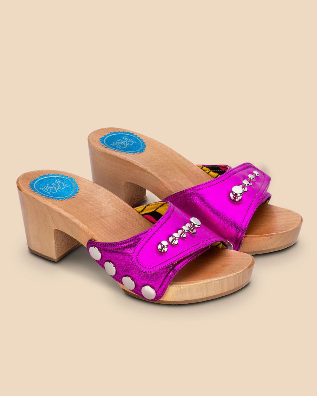 Nique Forde Purple Georgie Sandals