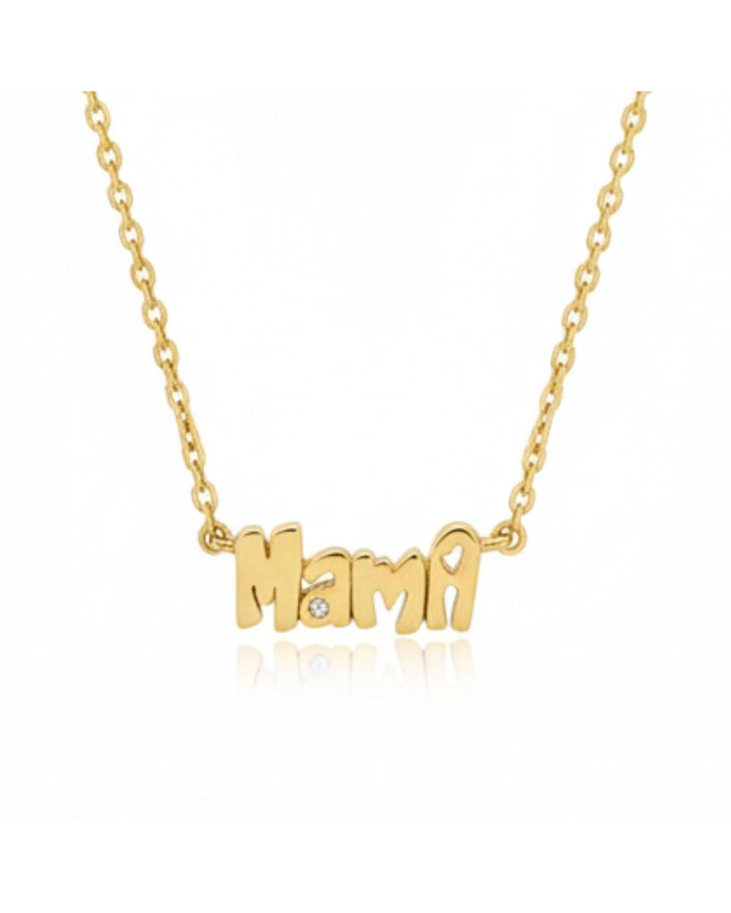 Frenvyrn Metallic Mama 18K Vermeil Necklace With Diamond