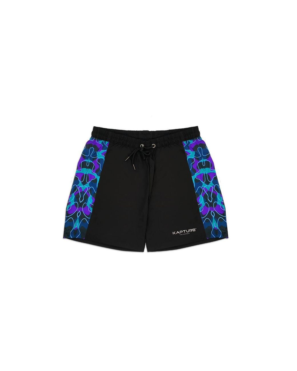 Kapture Blue Neo City Camo Shorts for men
