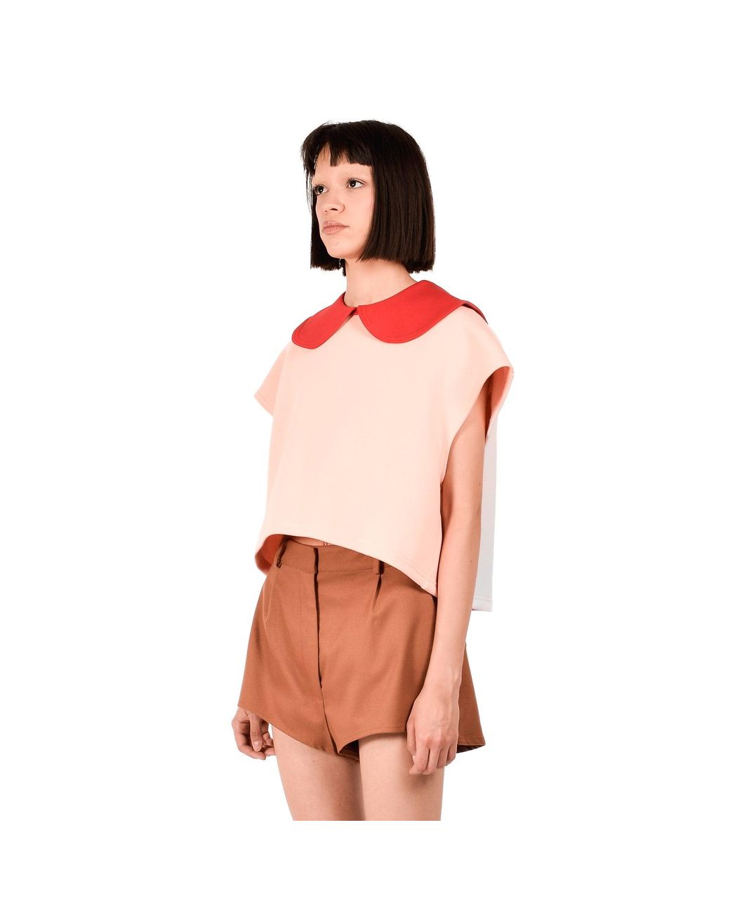 Ioana Ciolacu Pink Powder Orchid Top