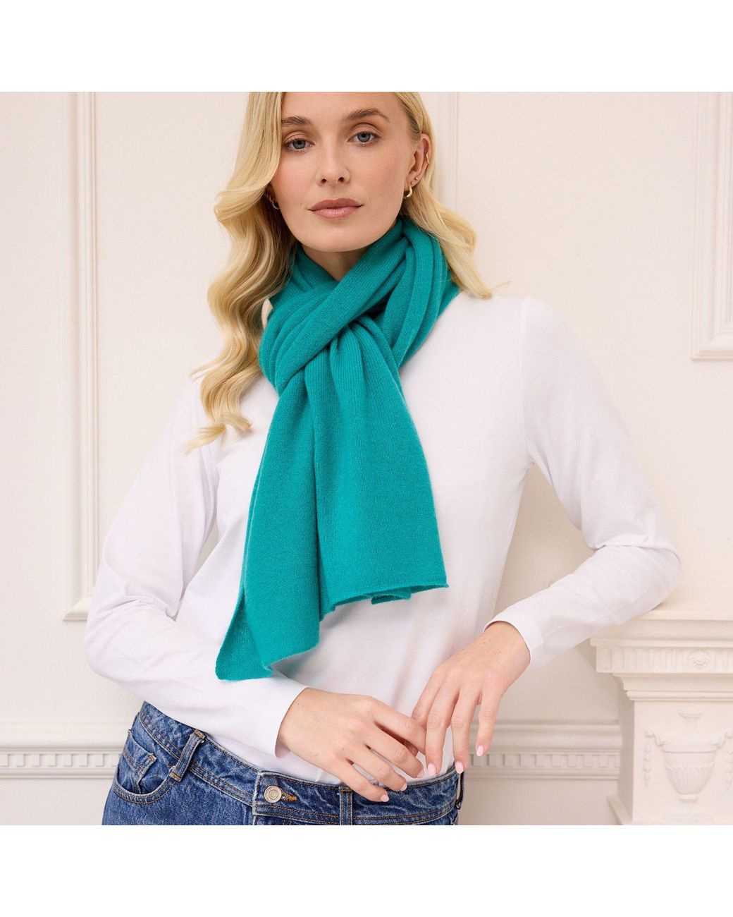 Cove Blue Lucy Multi Way Cashmere Wrap