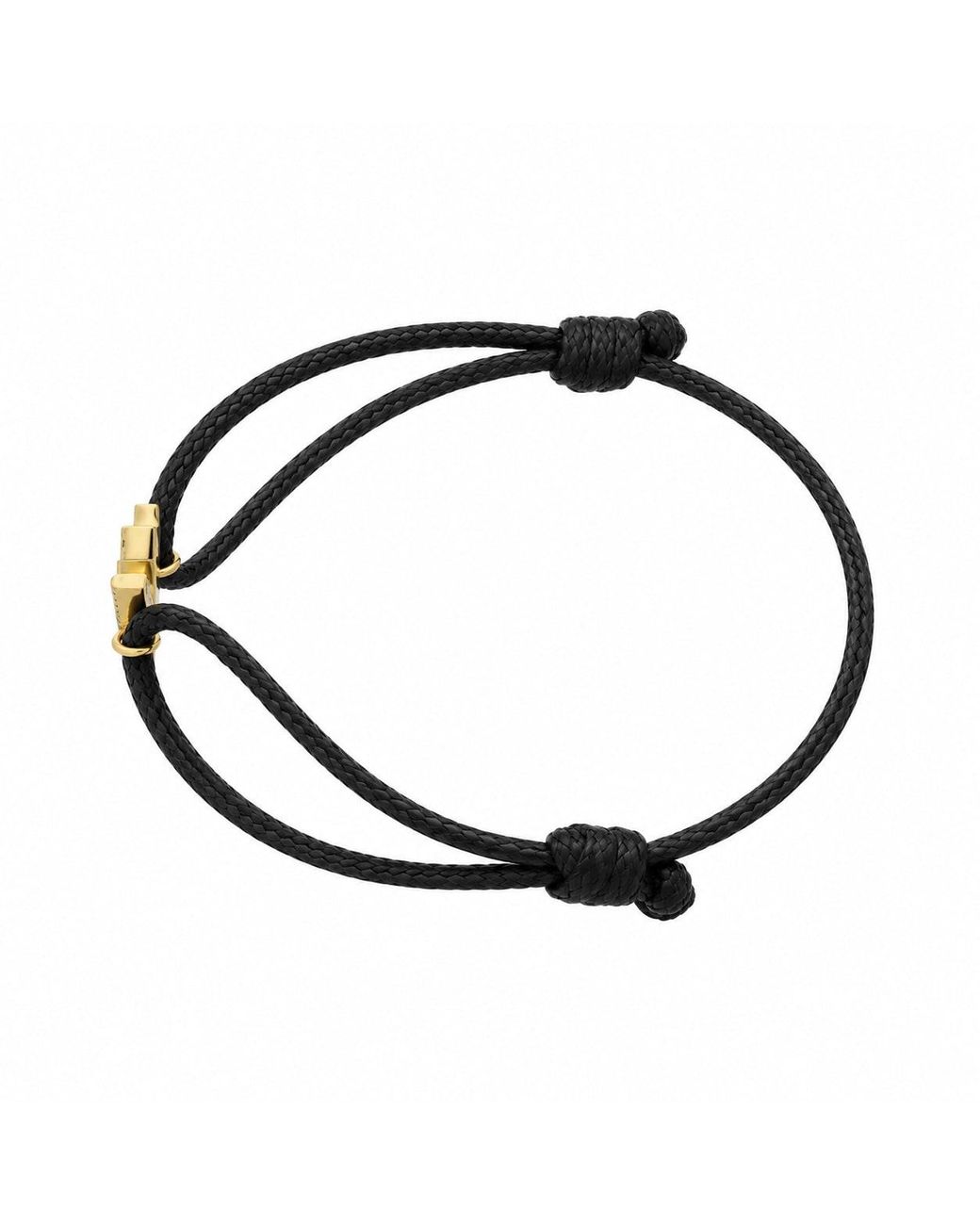 Ogé Jewelry Black Valor Cord Bracelet for men