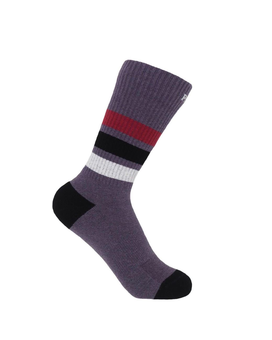 Peper Harow - Made in England Blue Mauve Striped Organic Sport Socks 2 Pack