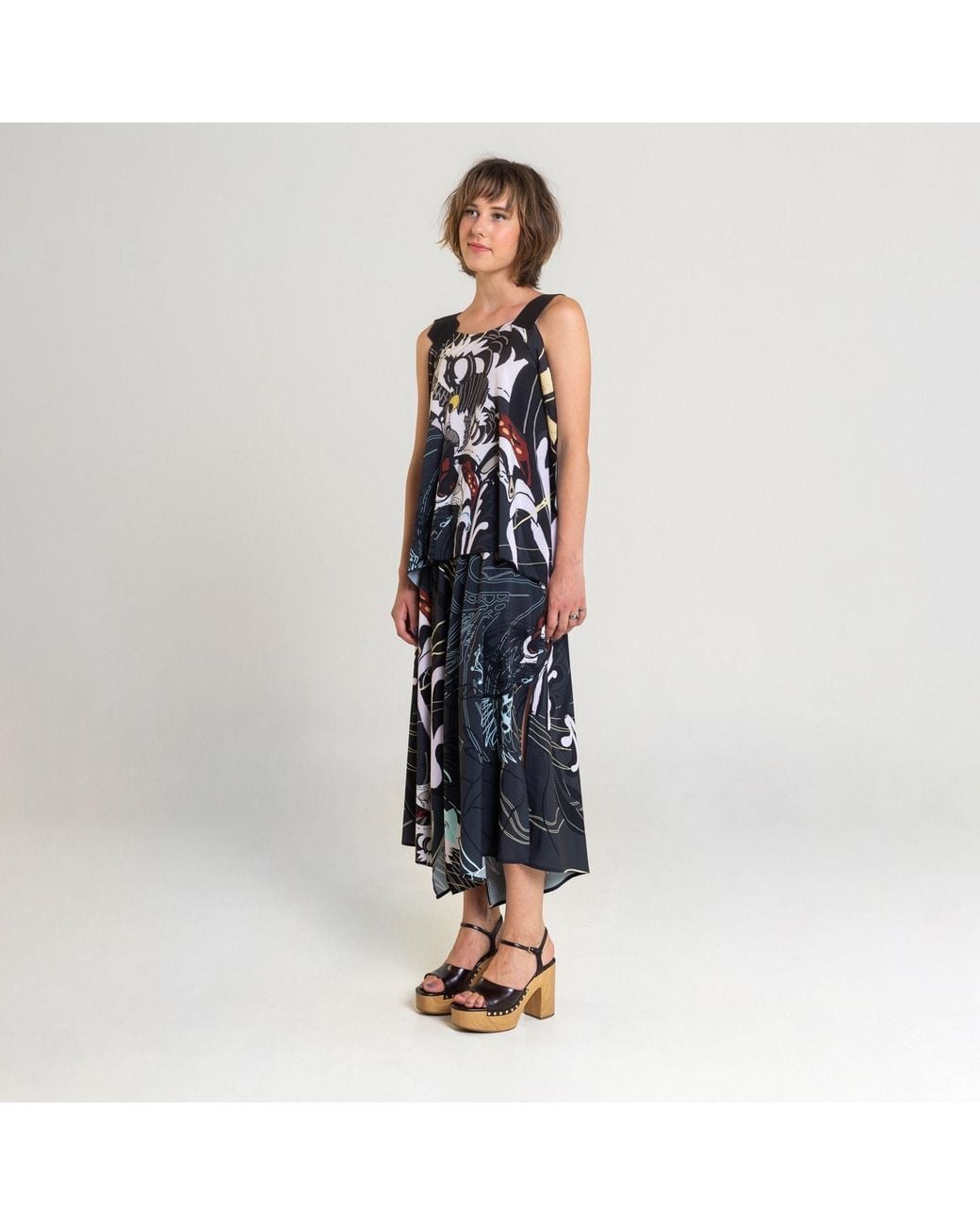 ARTISTA Blue Bath Culottes