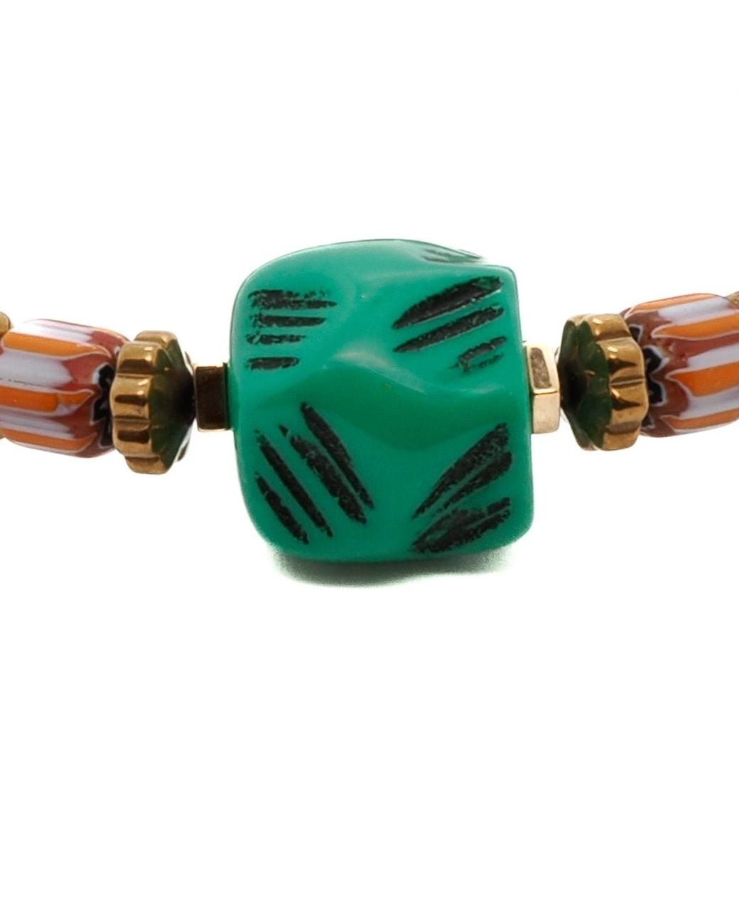 Ebru Jewelry Green African Colors Bracelet