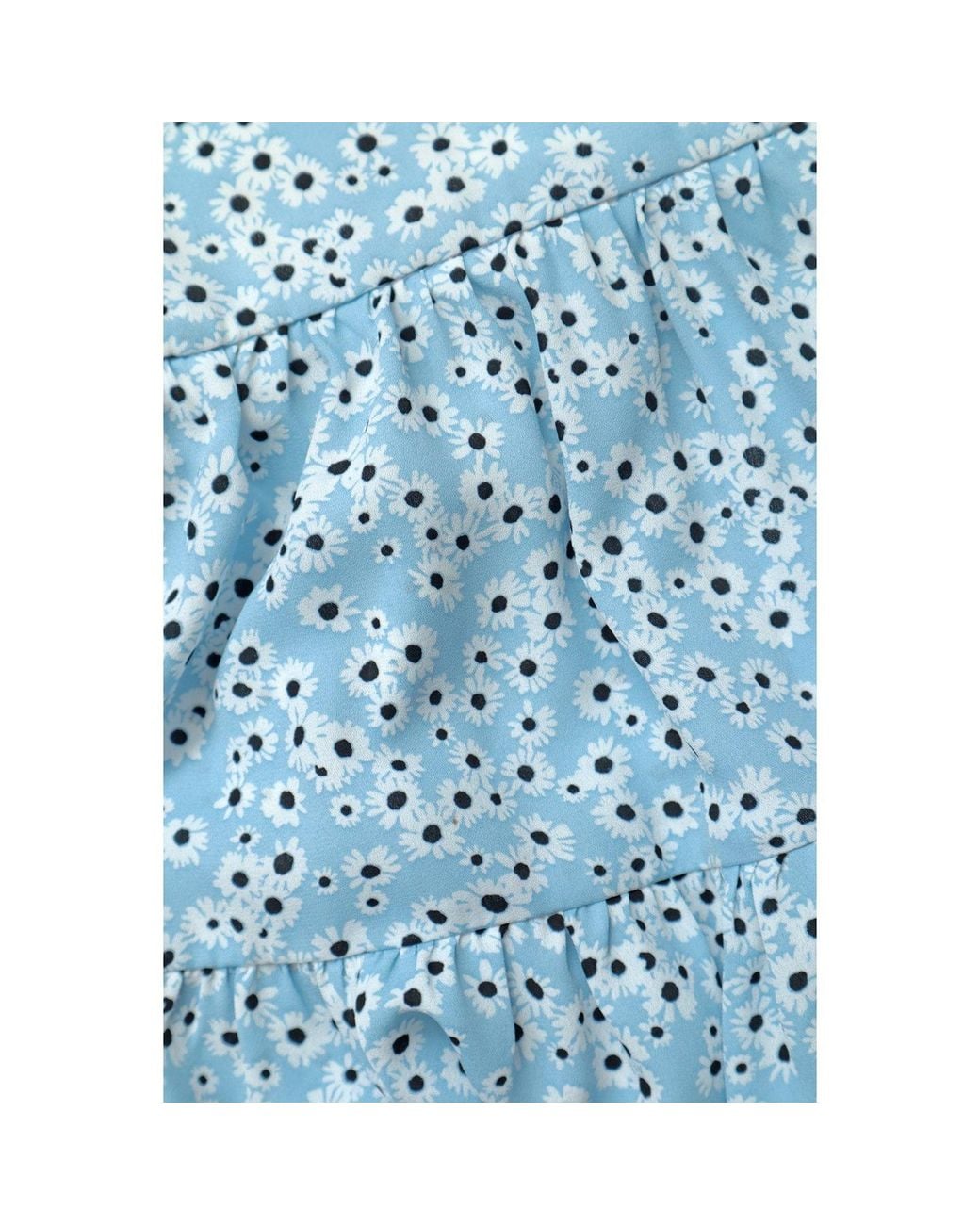 2KStyle Blue Grace Floral Print Spaghetti Straps Mini Dress