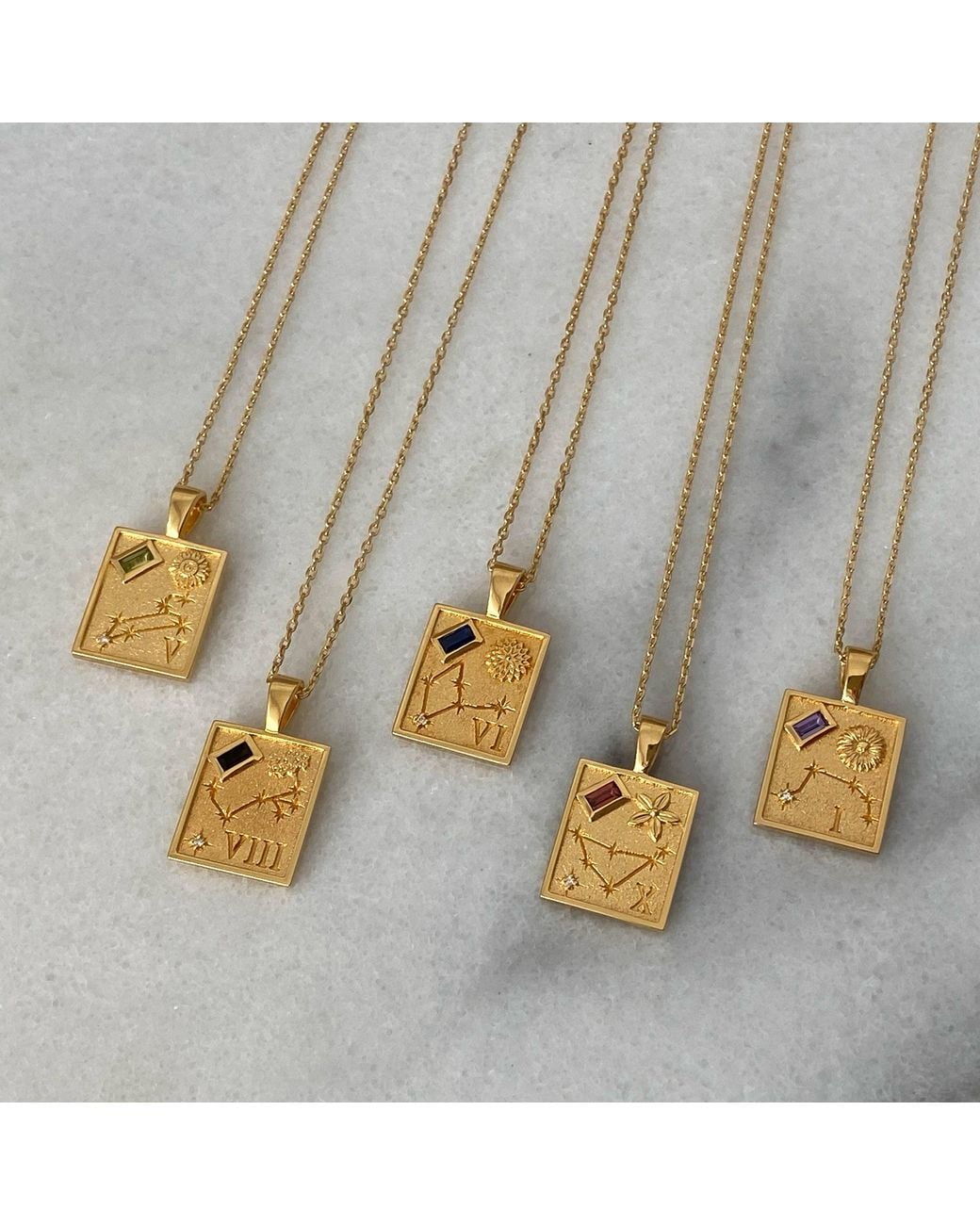 Cier Metallic Scorpio Zodiac Necklace